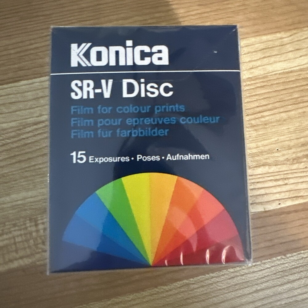 NOS Konica Color SR -V Film Disk 15 Exposures